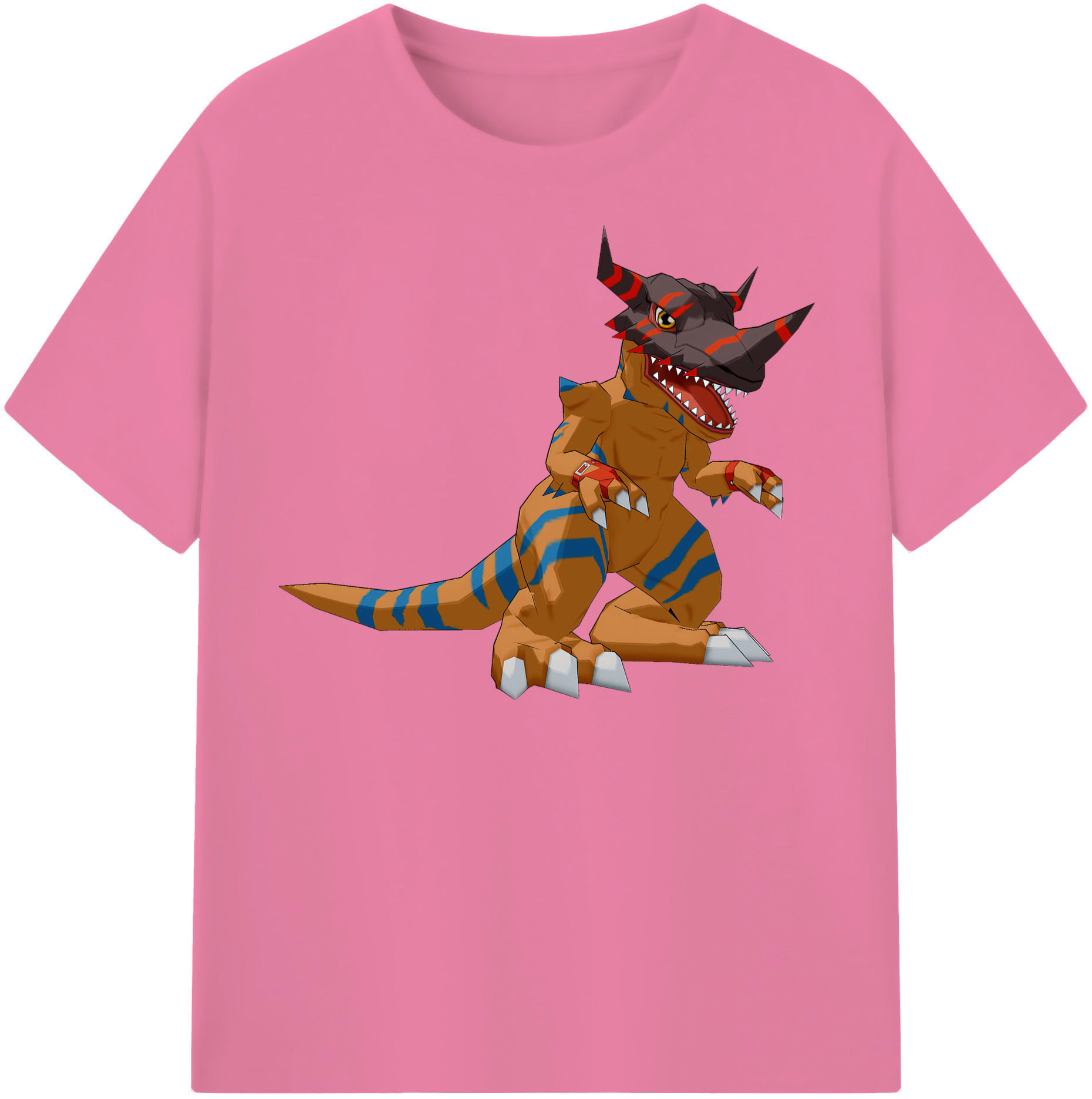 （画像用） Digimon デジタルモンスター/デジモン 綿100％半袖Tシャツ（フロントプリント）